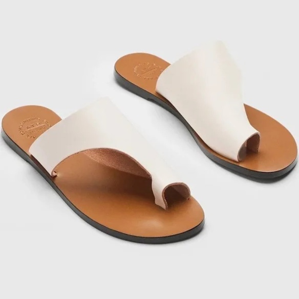 ATP Rosa sandals in limestone